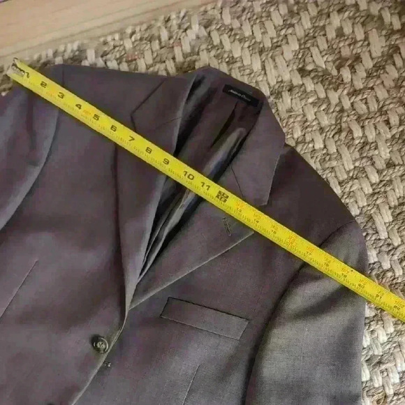 Axcess Men's Brown Wool Blazer - Picture 7 of 9